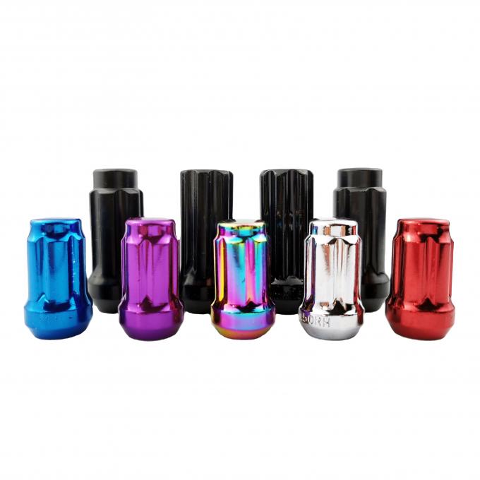 Universal Anti-Theft Steel Lug Nut Colorful Modified Car Wheel Hub 5