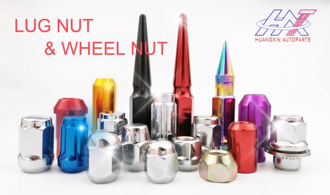 Auto Tyre Wheel Lug Nuts Spline Steel Nut Studs Chrome Short Shank Wheel Screw Made in China Condition New 0