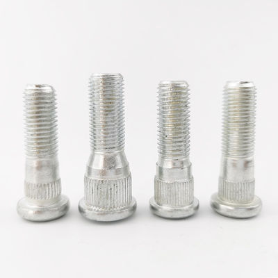 White Zinc Plated Car Stud Bolt 10.9 Grade Silvery For Replace
