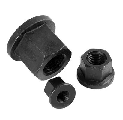 M6-20 High Strength Black Flange Nuts | Hexagon Flange Nuts for Heavy Duty Applications