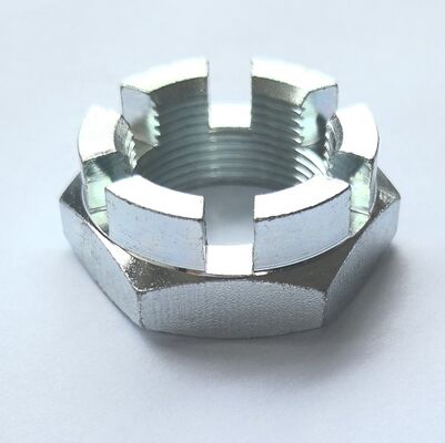 Heavy Duty Flange Nylon Insert Lock Nut - Zinc Plated for Vibration Resistance