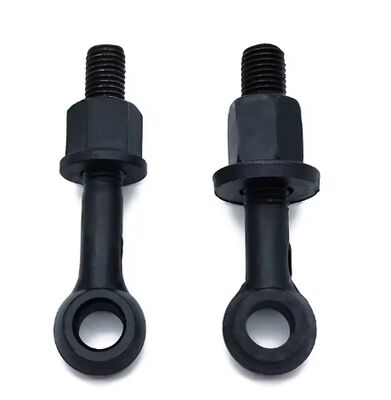 Carbon Steel Eyelet Bolts with Integrated Washer Nut for Industrial Equipment