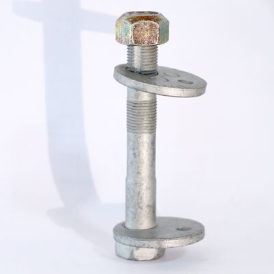 HuangXin New Silver Steel Eccentric Bolt Kit Dacromet Surface Treated Universal Fit CAMBER ADJUSTMENT High Wheel Parts