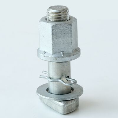 High-Strength Galvanized T-Head Bolt with Nut, Washer and Cotter Pin for Construction