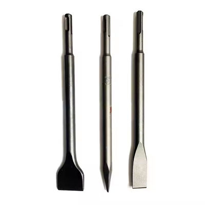 Steel 24x410x35mm Heavy Duty Chisel Set For Repair Point Chisel Flat Chisel