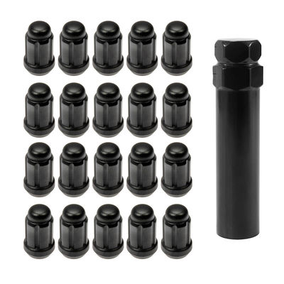 90mm 88mm 35mm Length Anti Theft Lug Nuts Chrome Wheel Nuts Aluminum