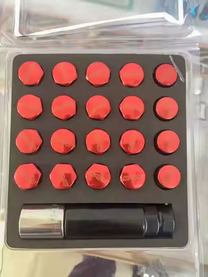 Racing Titanium Locking Wheel Nut Black Wheel Nuts With M12 M14 Size