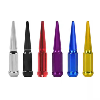 M14x1.5 Spike Lug Nuts Solid 4.4" Tall Replacement For 5 Lug Wheels