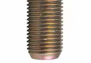 40Cr 14.2mm Knurl Wheel Lug Stud With Long Splines 24mm Shank Length