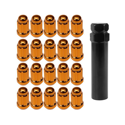 32mm Long Spline Chrome Lug Nuts M12x1.5 For Nissan Great Wall