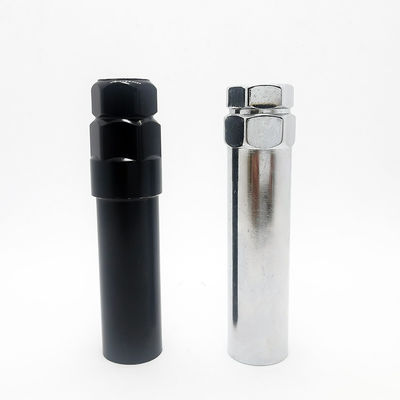 Solid Universal Black Chrome Lug Nuts Alloy Wheel Nuts For Repair