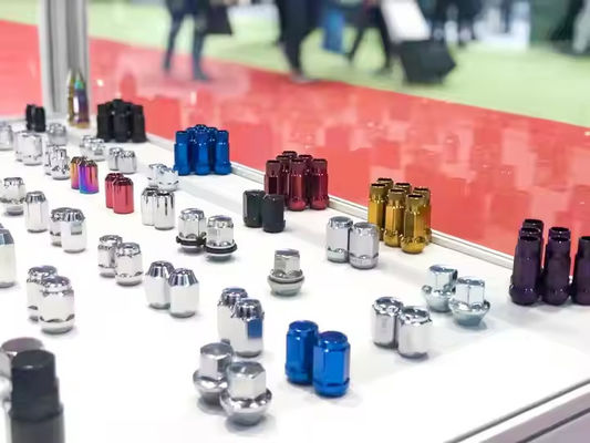 Titanium Wheel Spacer Lug Nuts With M12x1.5mm Size 40Cr / 35CrMo
