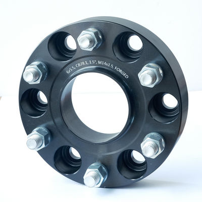 Black Hub Centric Spacers Custom Wheel Adapters For Repair High Strength