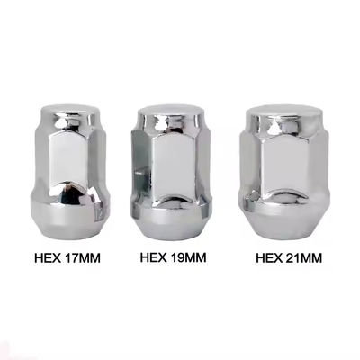 Universal Colorful Car Lug Nuts Anti Theft With Chrome Surface Treatment