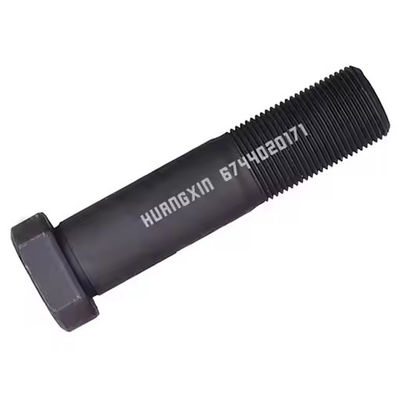 Customizable M16-24 Size Black Wheel Bolts For Mercedes Benz Truck