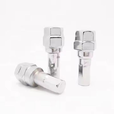 6 Spline Wheel Lug Nuts Replacement 21X90mm With Electrophoresed Surface