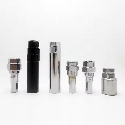 6 Spline Wheel Lug Nuts Replacement 21X90mm With Electrophoresed Surface