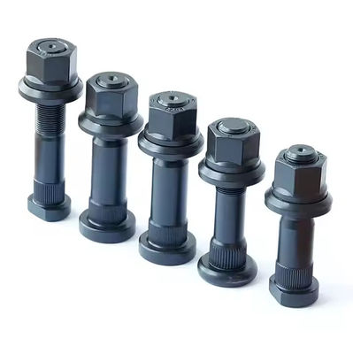 M18/M19/M20/M22 Lorry Wheel Bolt Customized Electrogalvanized Surface