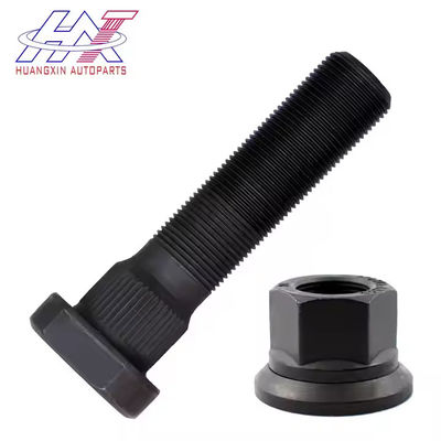 M22x1.5 Bell Housing Bolt Truck Hub Bolt 22mm Head Phosphate Black