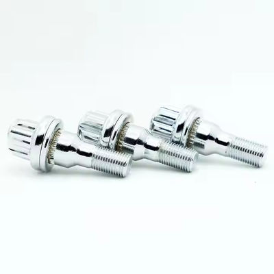 Silver Aluminum Wheel Lock Socket Racing Lug Nuts 10.9 Grade