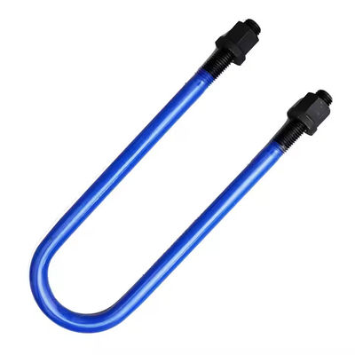10.9 Grade U Bolt Pipe Clamp Galvanized U Bolts Blue For Replace