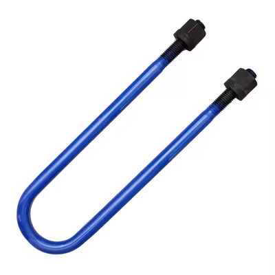 10.9 Grade U Bolt Pipe Clamp Galvanized U Bolts Blue For Replace