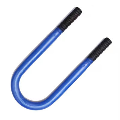10.9 Grade U Bolt Pipe Clamp Galvanized U Bolts Blue For Replace