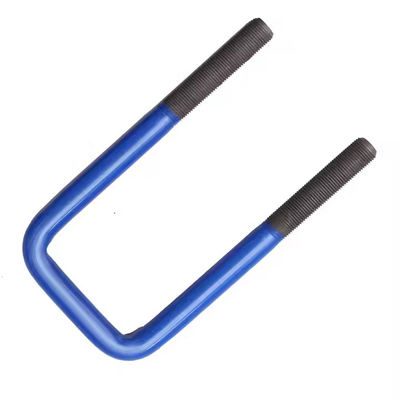 10.9 Grade U Bolt Pipe Clamp Galvanized U Bolts Blue For Replace
