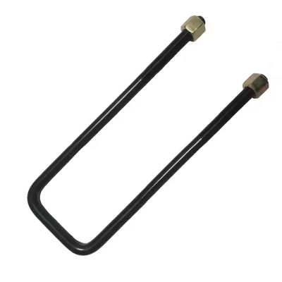 Electroplating Color Zinc U Type Pipe Clamp Plumbing U Clamp Black