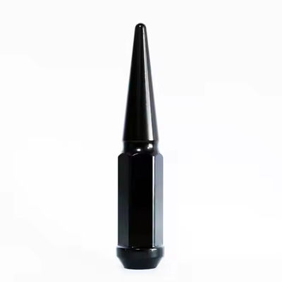 Grey Car Wheel Bolt & Nut Carbon Steel Spike Lug Nuts For Cars