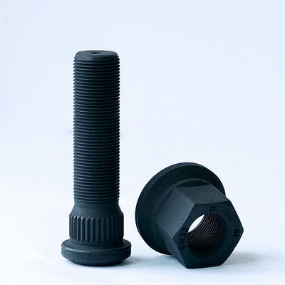 M22 Auto Parts Wheel Hub Bolts And Nuts Lug Studs Knurled Fasteners 10.9 12.9 Grade For 0259931/259931 10014534/10086626