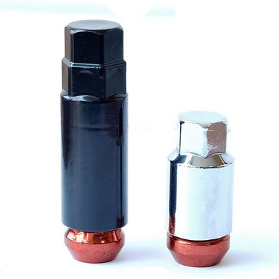 20+1 Chrome Lug Nut With Key Self-locking Lug Nut M12x1.5/M12x1.25 17mm Various Color