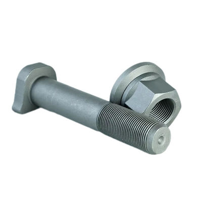 Truck Wheel Hub Bolts Flange Stud Bolts For Mercedes-Benz M22X1.5X120 Phosphated Ash 3814010771