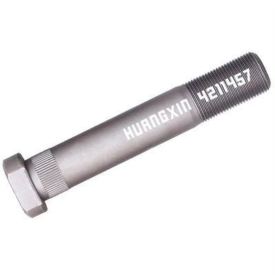 High Strength M22x1.5x75/85 Grade 10.9 Knurled Hub Wheel Bolts And Nuts For Iveco 72117458 Total Length 75/85mm Customization