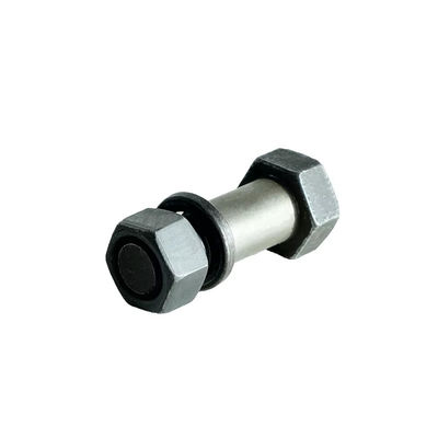 Black/Grey Coupling Bolt Nut Hexagon With Washer M12X1.5 Grade 10.9 Tread Size 1.25mm