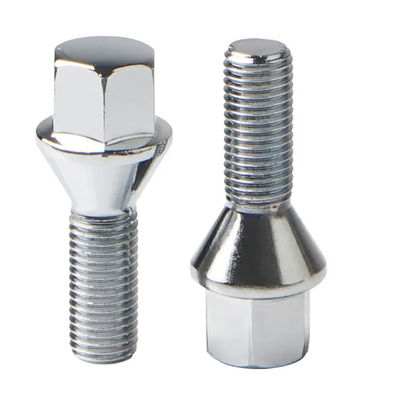 1/2x20 Wheel Bolt Lug Solid Chrome Stud Conical Seat 60 Degrees 610456 For BMW, BPW