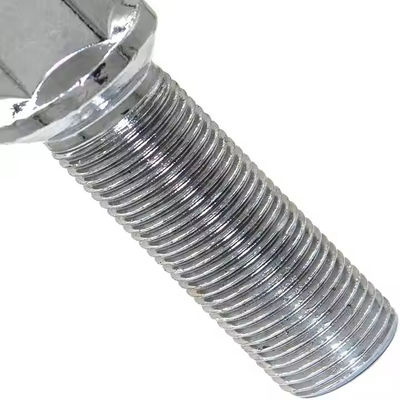 1/2x20 Wheel Bolt Lug Solid Chrome Stud Conical Seat 60 Degrees 610456 For BMW, BPW