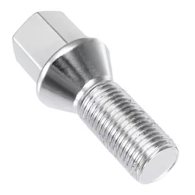 1/2x20 Wheel Bolt Lug Solid Chrome Stud Conical Seat 60 Degrees 610456 For BMW, BPW