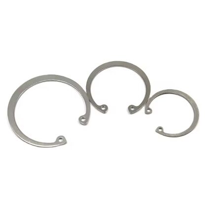 Full Size DIN 472 Stainless Steel Black Finish Internal Retaining Rings Split Circlip for Automotive Industry