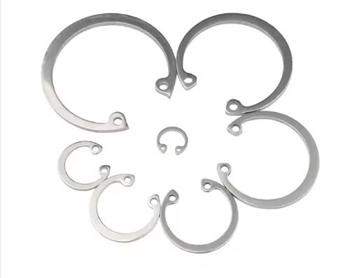Full Size DIN 472 Stainless Steel Black Finish Internal Retaining Rings Split Circlip for Automotive Industry