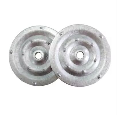 Factory Price DH Galvalume 2.4 Inch Barbed Seam Plate Used with Roofing Fasteners for TPO/PVC Roofing Brand DH-BP-2 ISO Standard