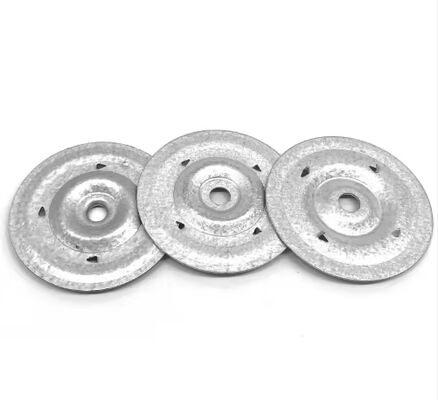 Factory Price DH Galvalume 2.4 Inch Barbed Seam Plate Used with Roofing Fasteners for TPO/PVC Roofing Brand DH-BP-2 ISO Standard