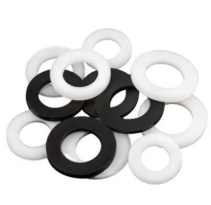 PA66 Polyamide Nylon Plastic Washer Fasteners M2-M20 Plain Finish GB Standard