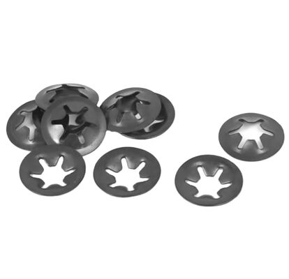 Stainless Steel Carbon Internal Tooth Star Lock Washers With Zinc Plated Surface Treatment