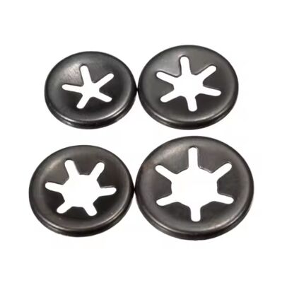 Stainless Steel Carbon Internal Tooth Star Lock Washers With Zinc Plated Surface Treatment