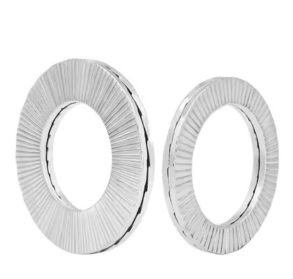 Brass Split Lock Washer with Zinc Finish and Carbon Steel Gasket for Heavy Industry Use Compatible with M6-M20 Screws