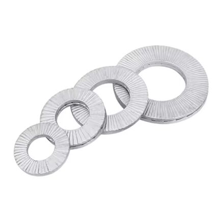 Brass Split Lock Washer with Zinc Finish and Carbon Steel Gasket for Heavy Industry Use Compatible with M6-M20 Screws