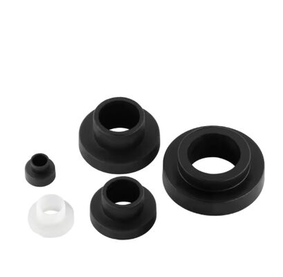 Black and White Plastic Step Washer Sleeve Insulating Washers for M2-M16 Screws 6mm Thickness General Industry Use