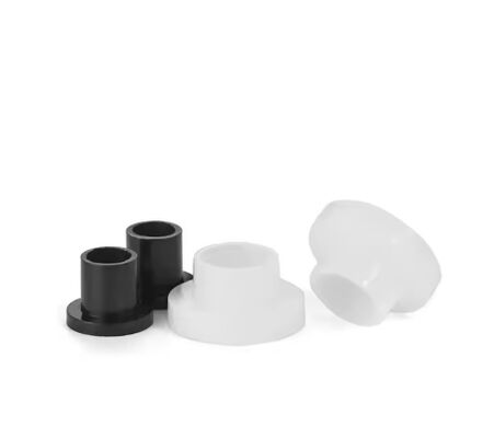 Black and White Plastic Step Washer Sleeve Insulating Washers for M2-M16 Screws 6mm Thickness General Industry Use