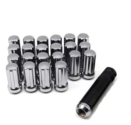 Chrome Spline Drive Wheel Lug Nuts | Aftermarket Tuner Lug Nuts for Custom Wheels